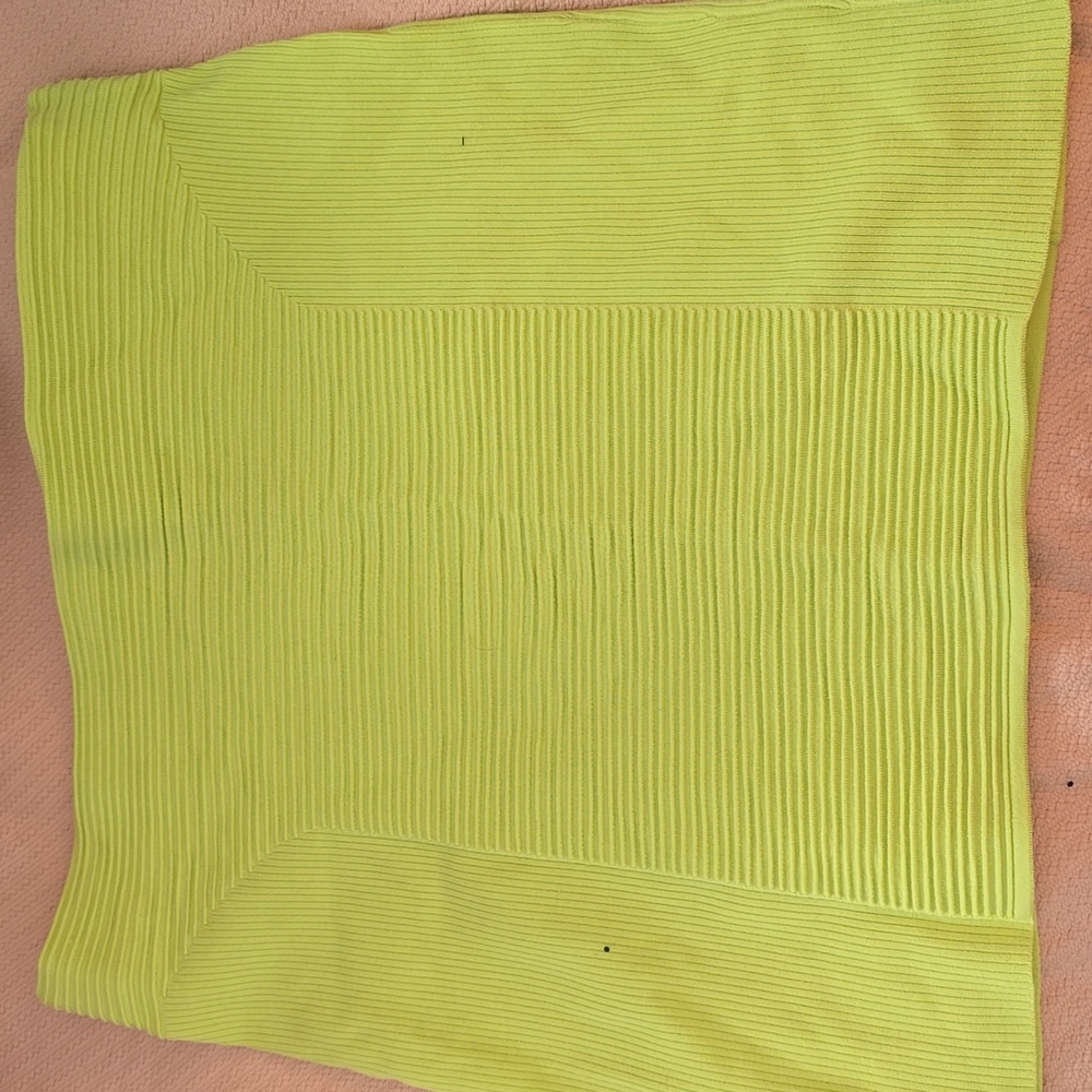 Vibrant Ribbed Knit Skirt EXPRESS